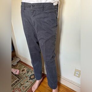 Navy blue Kenneth Cole 33/30 flat front tapered pant